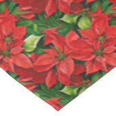 Nappe Poinsettias et Holly Feuilles (Angle)
