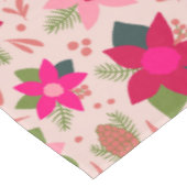 Nappe Poinsettias roses (Angle)