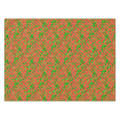 Nappe Poinsettias rouges et Holly vertes (Devant (Horizontal))