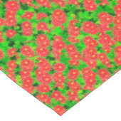 Nappe Poinsettias rouges et Holly vertes (Angle)