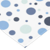 Nappe Point bleu vif et gras (Angle)