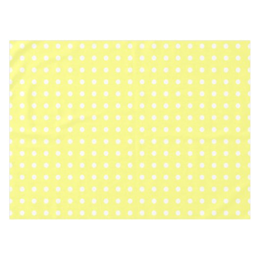Nappe Point de polka jaune (Devant (Horizontal))