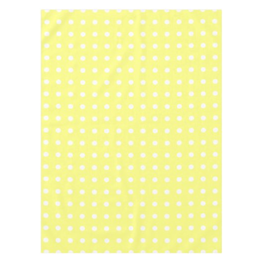 Nappe Point de polka jaune (Devant)