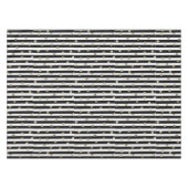 Nappe Point et bande noirs, blancs et dorés (Devant (Horizontal))