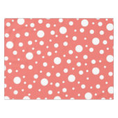 Nappe Point Polka de corail (Devant (Horizontal))