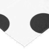 Nappe Point Polka noir et blanc (Angle)