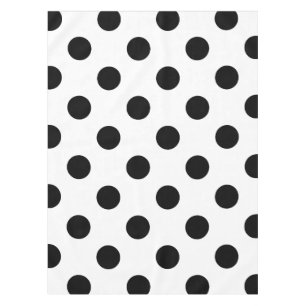 Nappe Point Polka noir et blanc