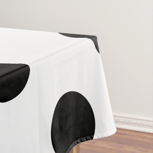 Nappe Point Polka noir et blanc (In Situ)