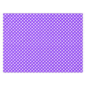 Nappe Pointe de motif pourpre carrelé blanc (Devant (Horizontal))