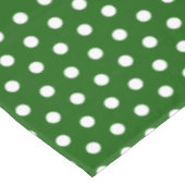 Nappe Pointe motif blanc vert carrelé (Angle)