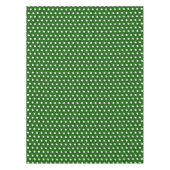 Nappe Pointe motif blanc vert carrelé (Devant)