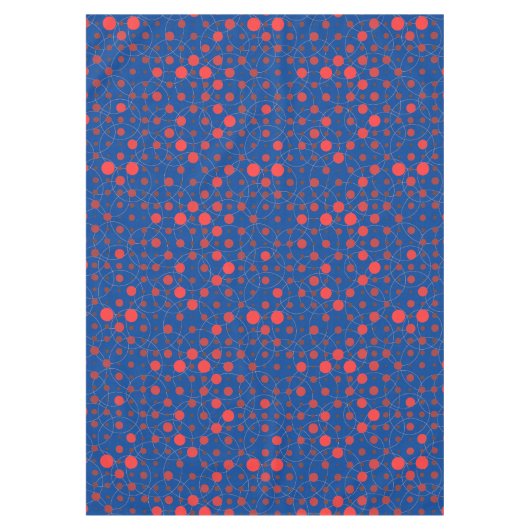 Nappe Pointe Polka 01A.Rouge bleu BG (Devant)