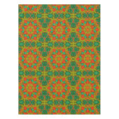 Nappe pointillisme sans couture cercles peints à la main (Devant)