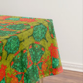 Nappe pointillisme sans couture cercles peints à la main (In Situ)