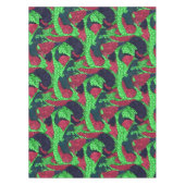 Nappe pointillisme sans couture cercles peints à la main (Devant)