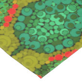 Nappe pointillisme sans couture cercles peints à la main (Angle)