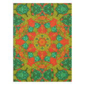 Nappe pointillisme sans couture cercles peints à la main (Devant)