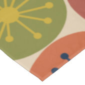 Nappe Points atomiques Motif moderne du milieu du siècle (Angle)