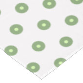 Nappe Points blancs et verts (Angle)