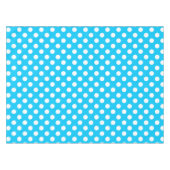 Nappe Points blancs sur fond bleu électrique (Devant (Horizontal))