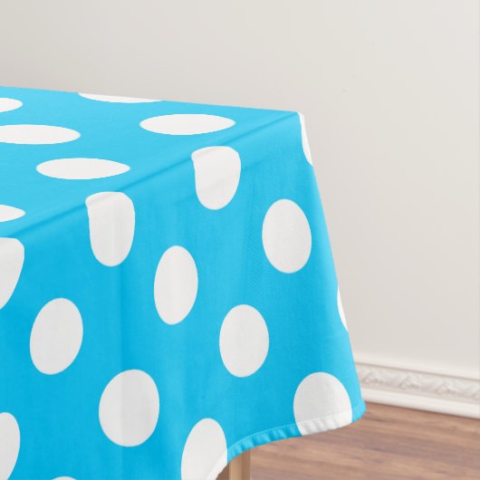 Nappe Points blancs sur fond bleu électrique (In Situ)