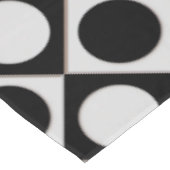 Nappe Points & Carrés / noir blanc + vos idées (Angle)