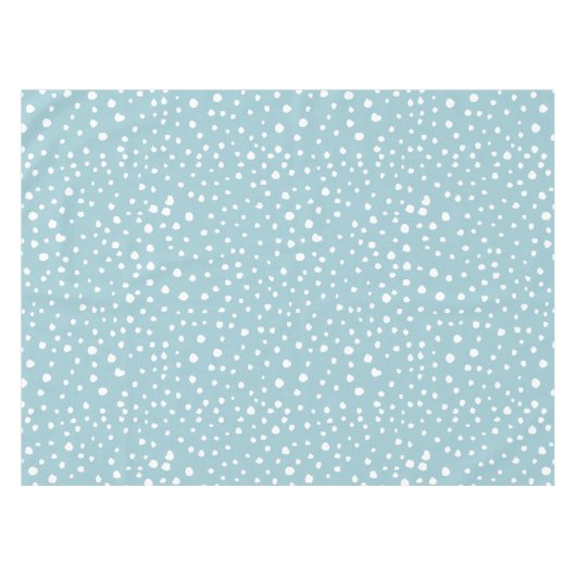 Nappe Points Dalmatiens Bleus, Points Dalmatiens, Impres (Devant (Horizontal))