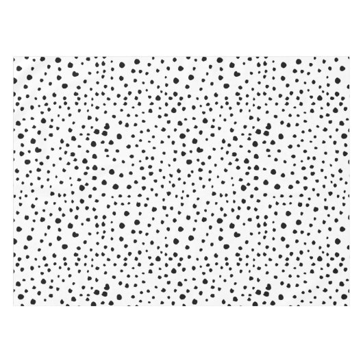Nappe Points dalmatiens, Points dalmatiens, Noir et Blan (Devant (Horizontal))