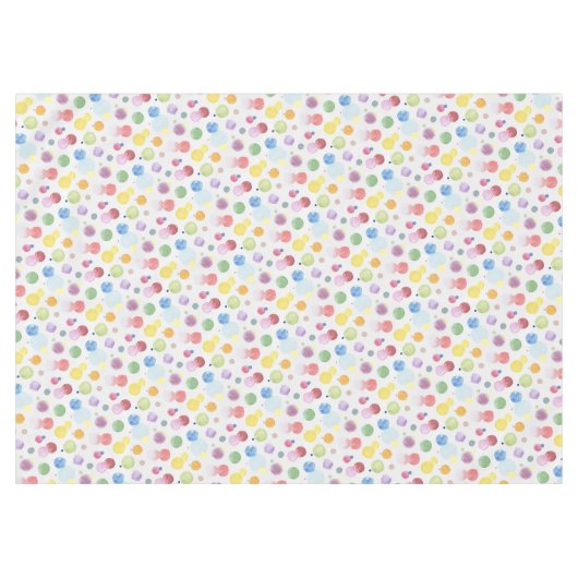 Nappe Points d'aquarelle 1 (Devant (Horizontal))