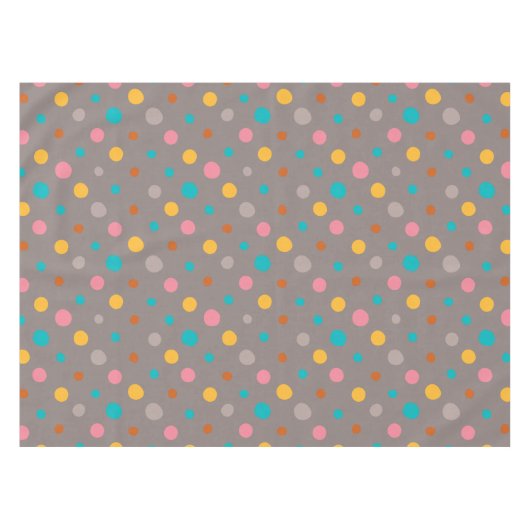 Nappe Points d'aquarelle multicolore 3 (Devant (Horizontal))