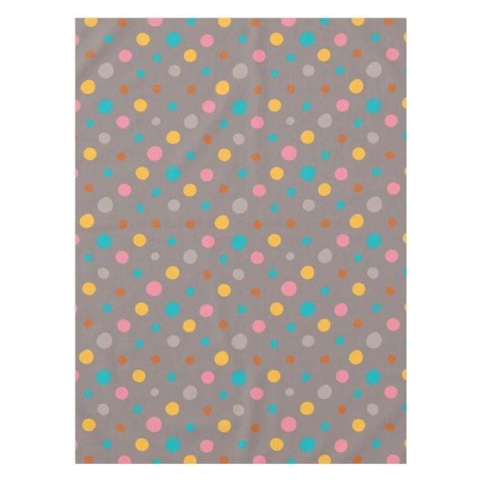 Nappe Points d'aquarelle multicolore 3 (Devant)