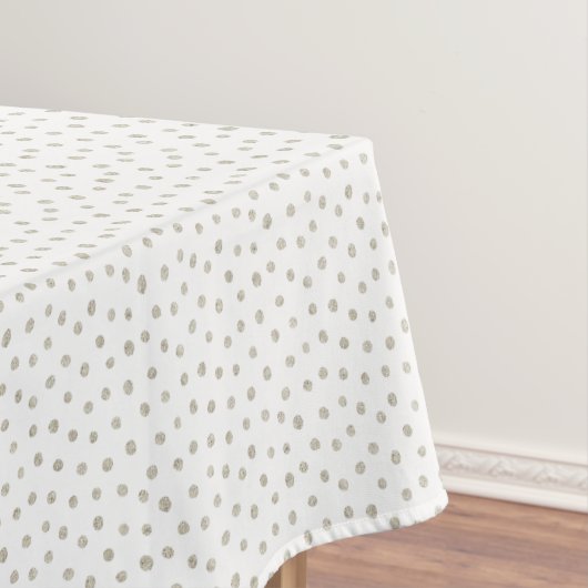Nappe Points de parties scintillant en argent (In Situ)