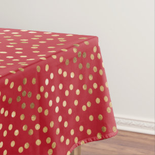 Nappe Points de ville de parties scintillantes d'or sur