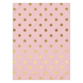 Nappe Points d'or sur fond rose (Devant)
