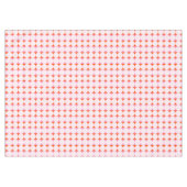 Nappe Points et rayures ludiques - rouge et rose (Devant (Horizontal))