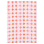 Nappe Points et rayures ludiques - rouge et rose (Devant)