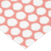 Nappe Points Ikat des humeurs asiatiques saumons (Angle)