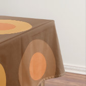 Nappe Points MiSiècle Rétro Brûlés Orange (In Situ)