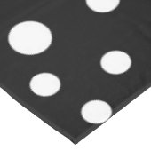 Nappe Points noirs et blancs (Angle)