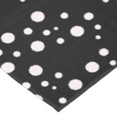 Nappe Points noirs et blancs chic | Élégant modèle (Angle)