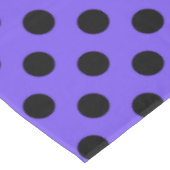 Nappe Points noirs sur bleu pervenche (Angle)
