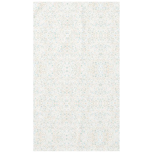 Nappe Points Ocean Blue Gold Sand (Devant)