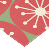 Nappe Points rétro de l'âge atomique en Crème rouge vert (Angle)