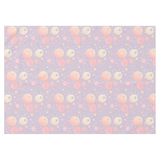 Nappe Points rose gris pastel neutre motif (Devant (Horizontal))