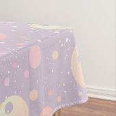 Nappe Points rose gris pastel neutre motif (In Situ)