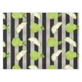 Nappe Poire Moderne Rayures Noires et Blanches (Devant (Horizontal))