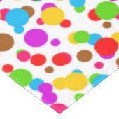 Nappe Pois Arrière - plans blancs colorés (Angle)