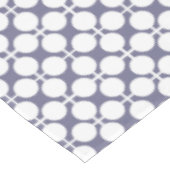Nappe pois blanc gris et motif (Angle)