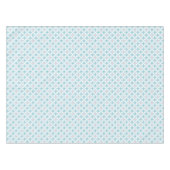 Nappe Pois blanc rose bleu rétro (Devant (Horizontal))
