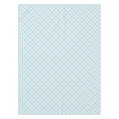 Nappe Pois blanc rose bleu rétro (Devant)